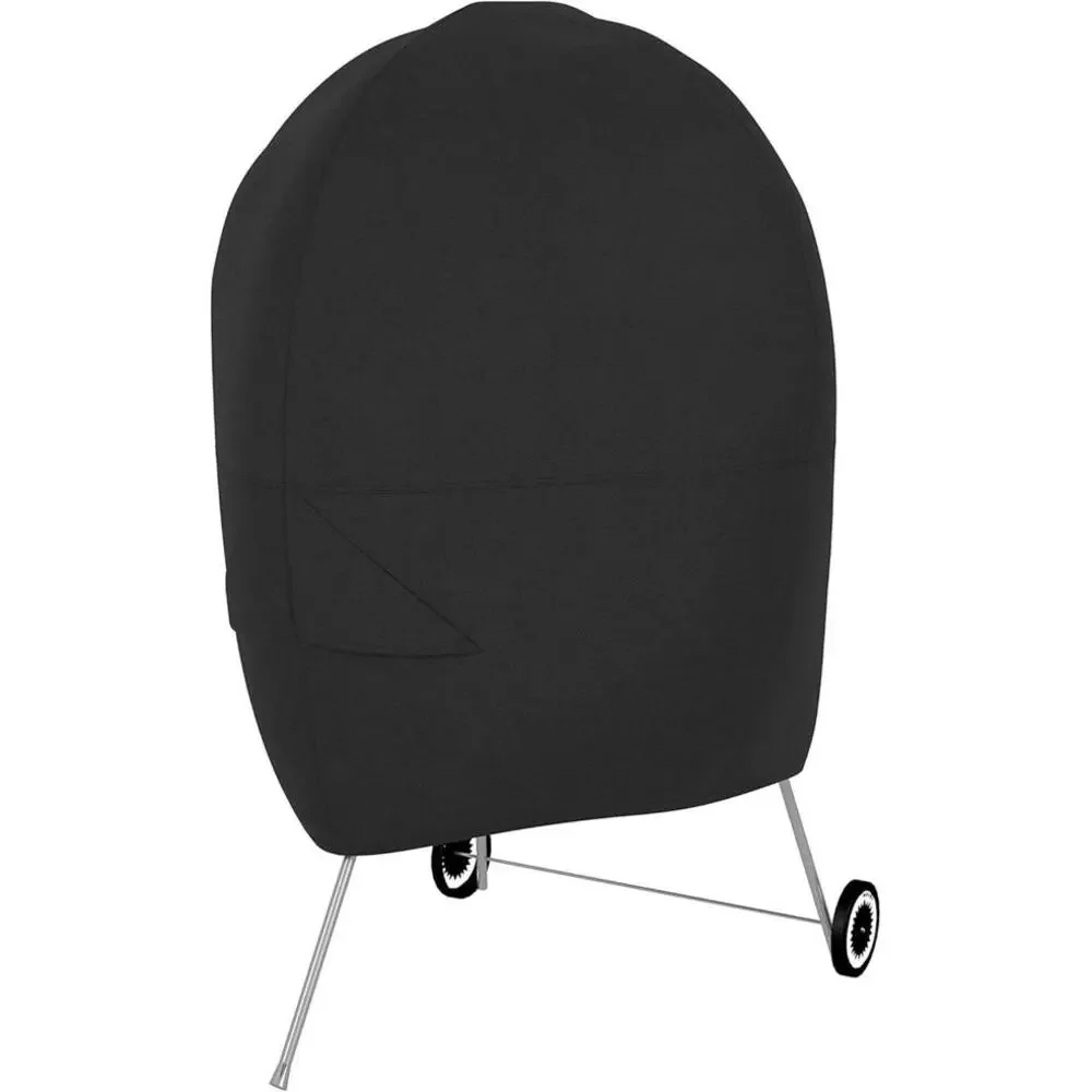 Amazon Basics Waterproof Anti-UV Durable Charcoal Kettle BBQ Grill Cover Black